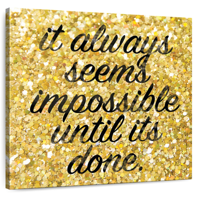Tergel Just Do It, 30" H x 30" W