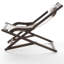 Chaise longue pliante avec coussin Suzetta