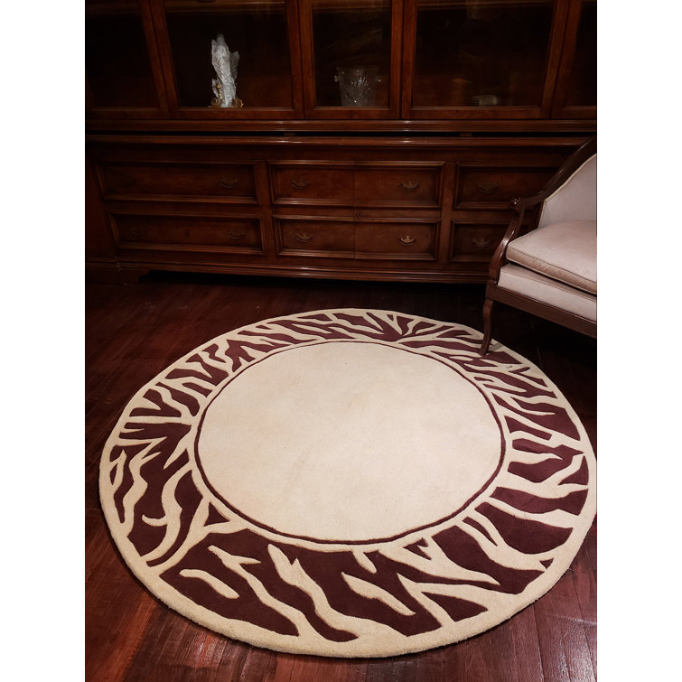 Casual Contemporary Wool Indoor Rug
