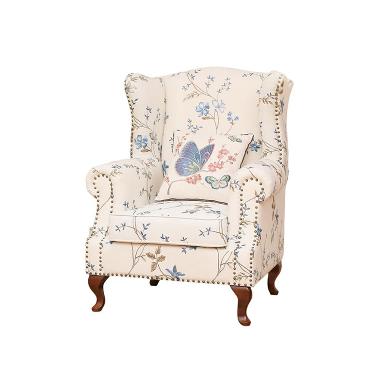 Fauteuil de 33,4 po de large Katsura, Blanc cassé