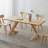 Amariyae simple home rectangular dining table-1822933184