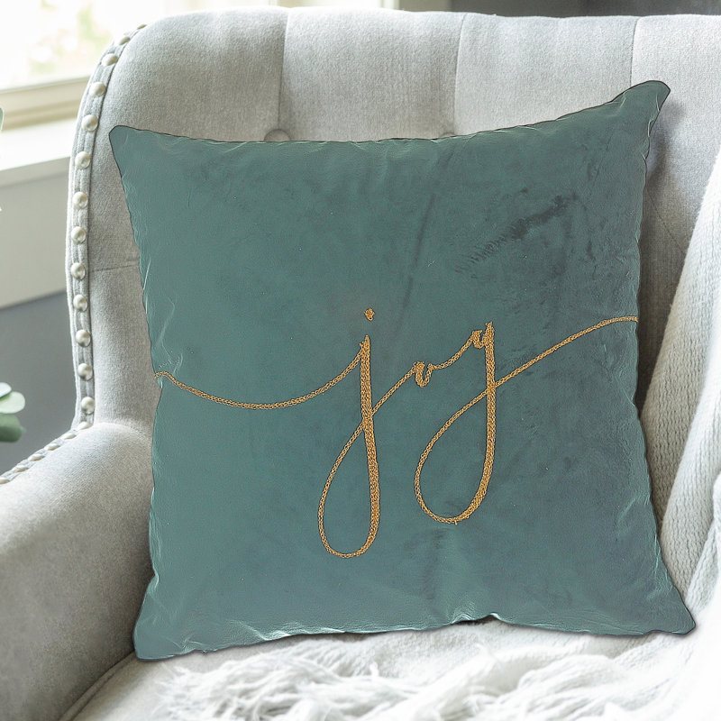 Coussin décoratif en velours