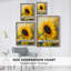 Impression encadrée FLORAL Series - bois massif-21782934