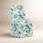 Bleu paon et lin blanc RPC