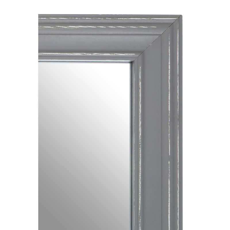 Matthews Solid Wood Flat Wall Mirror