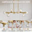Luminaire suspendu en verre 39 "Mid Century-929621407