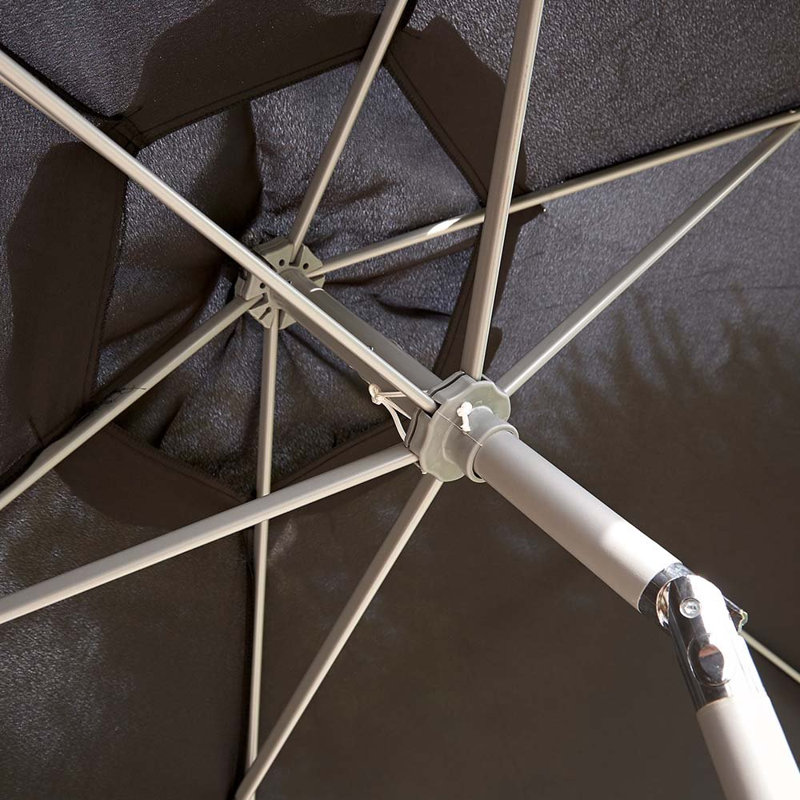 Hamrick 225cm Market Parasol, Black