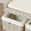 Banc de rangement rembourré Sephina