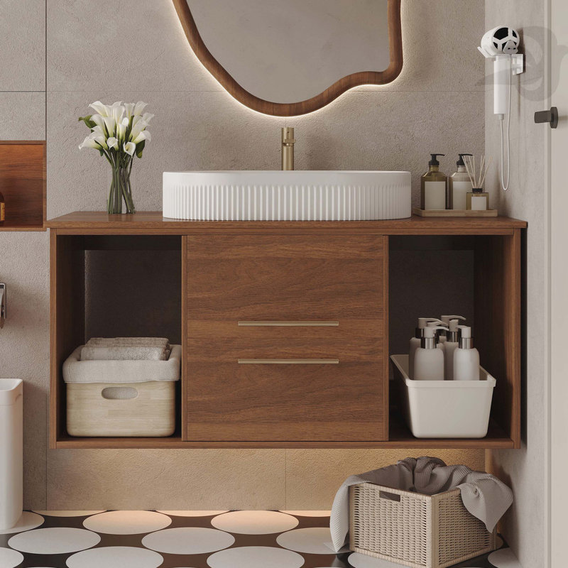Meuble-lavabo mural 39,4 po