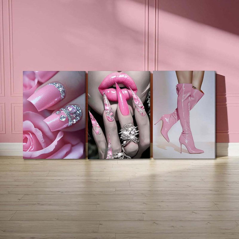 3 Piece Wrapped Canvas Print, 40 cm H x 30 cm W