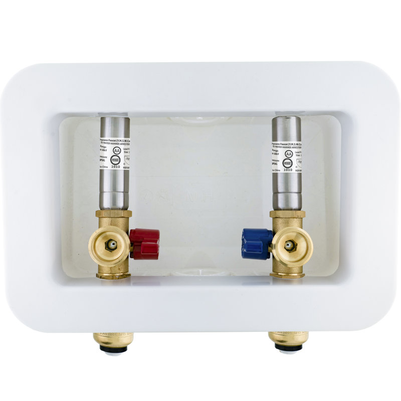 Dyconn Faucet Washing Machine / Dryer Installation Kit, Push-to-Connect