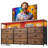 55" Modern Tv Stand With Storage Dresser,Built-In Usb Charging, Led Lighting-2094377543