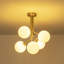 Plafonnier semi-encastré 5 lumières Spoutnik