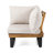 Beige Wood : Corner Chair And Coffee Table, 32.25 In. D, W, 29.26 H, 52.06 Lb Weight Corner Chair Coffee Table, Hue For Home Decor
