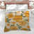 Floral orange / vert