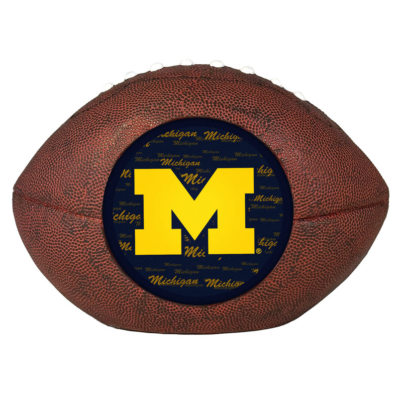 Logo 3D DEL des Wolverines du Michigan (NCAA) en résine | 26,7 cm