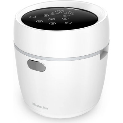 Mishcdea Small Rice Cooker 3-cup Uncooked, Mini Rice Cooker Ceramic Nonstick For 1-2 People, Multi Menus With Smart Touch Screen, Timer & Warmer, For -  16L-AQ