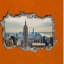 Scenic & Cityscapes Non-Wall Damaging Wall Decal