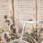 Pot de plante rétro, charriot de fleurs décoratif en métal, décoration de jardin et de maison
