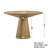 Diartis Round Solid Wood Base Dining Table-396175570