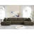 Modern Sofa[NEW ARRIVED] [VIDEO PROVIDED]138.5 "Modular Combination Sofa, U-Shaped Sofa, , Apartment, Upholstered ,6-Seat Sofa, Free Combination Sofa Mesh Fabric, Breathable Fabric,-495651746