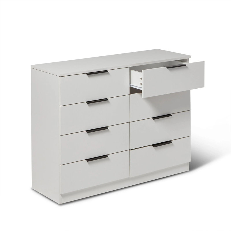 Glenhaven Chest of 8 Drawers, White