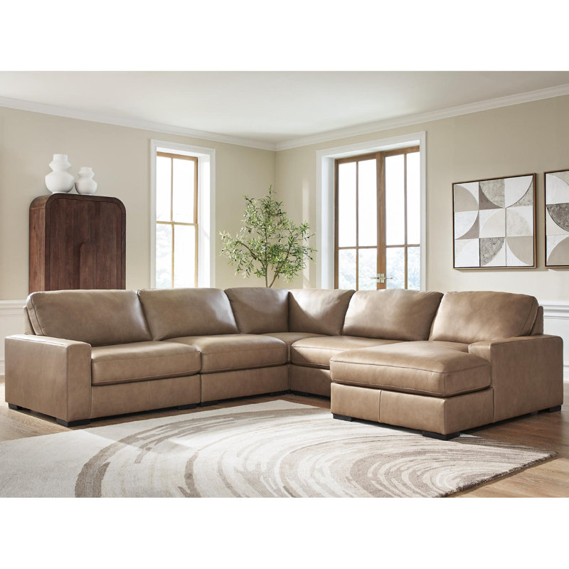 Canapé modulaire 5 pièces avec méridienne Offutt, Left Hand Facing, H 39 po x l 130 po x P 122 po