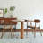 Walnut Round Solid Wood Dining table-1228759014