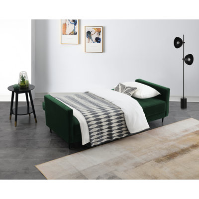Aticus 3 Seater Velvet Sofa Bed