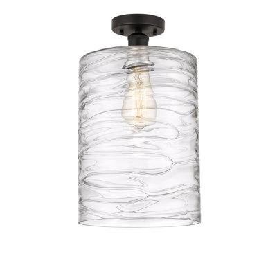 Anelise Glass Semi Flush Mount