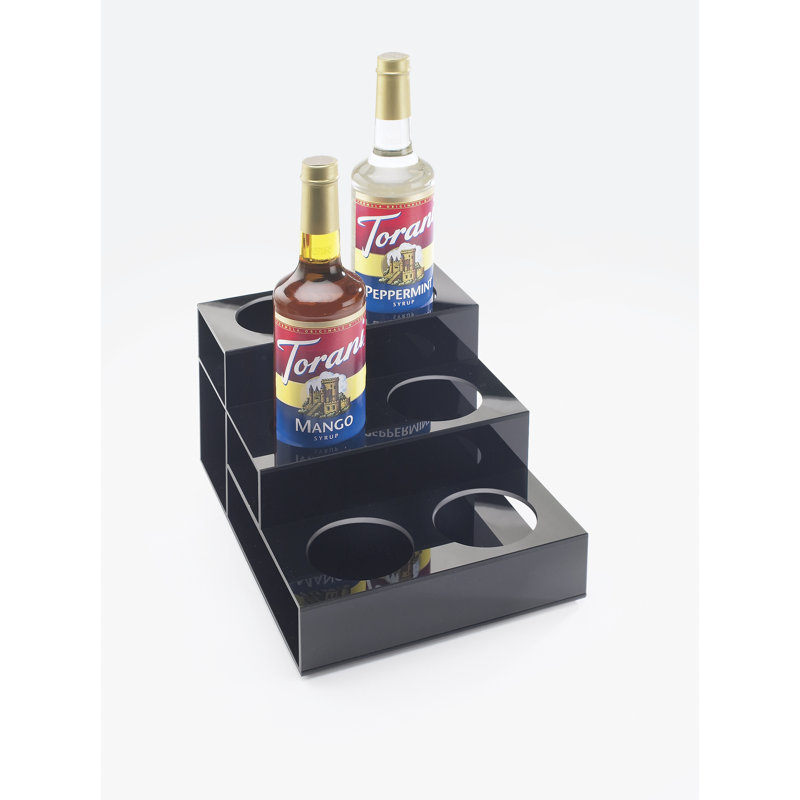 Black Acrylic 3 Tier Bottle Organizer