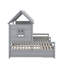 Lit plateforme simple avec 2 tiroirs pour lits partagés-1093118143