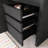 3-Door Sideboard With 3 Drawers - Modern Solid Ash Veneer MDF Sideboard-1520619054