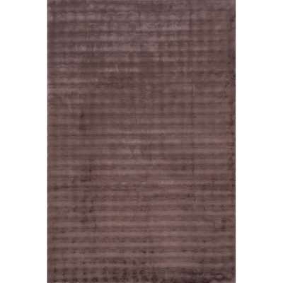 Jeni SuperiorWash Solid Faux Rabbit Machine Washable Area Rug