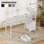 Steel Computer Desk with Built-In Electrical Outlet-1839369256-1839369257