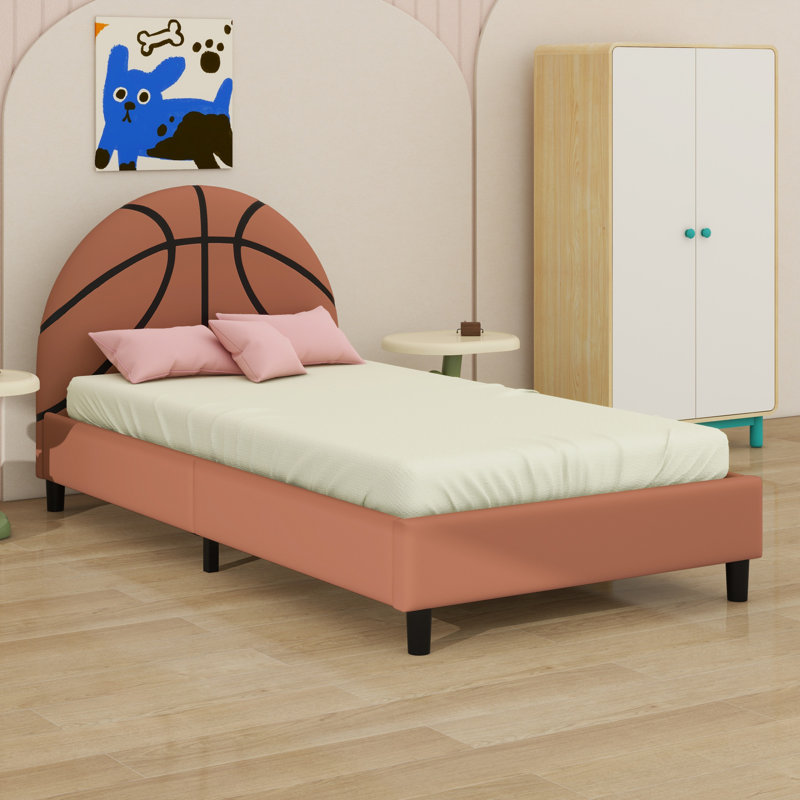 Lit plateforme tapissier Basketball Design