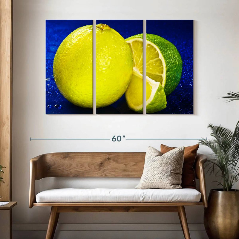 Yarlin Lemon Lime, 32" H x 50" W
