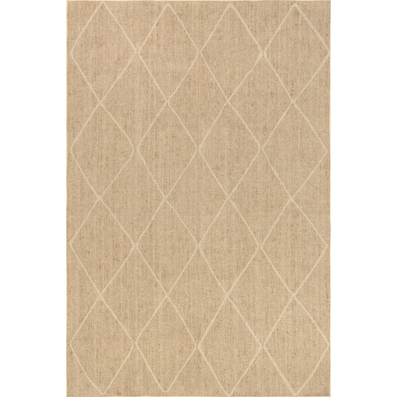 Tapis lavable à la machine Billy SuperiorWash Diamond Easy-Jute, Tapis de couloir 2 pi 6 po x 8 pi