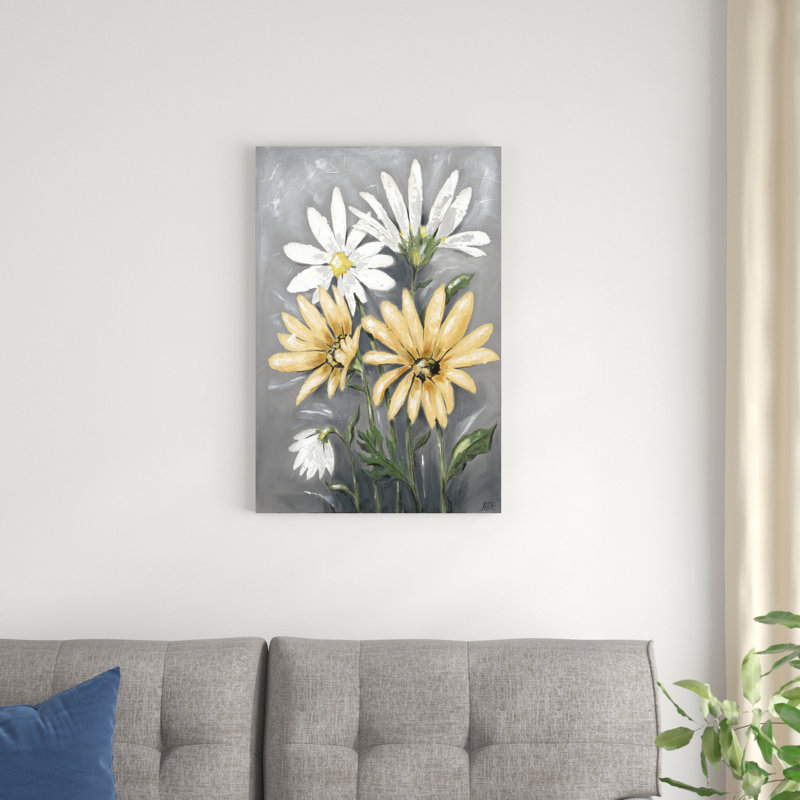 Summer Daisies II, H 30 po x l 20 po x P 1,25 po