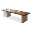 Grande table de bureau en bois massif-189988821