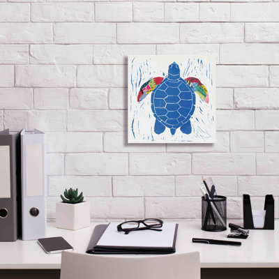 «Remedios Sea Creature Turtle Color» sur toile par Courtney Prahl