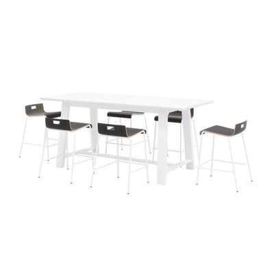 Midtown- Jive Set 36" L Rectangular Breakroom Table and Chair Set