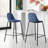 Lazio Velvet Bar Stool with Iron Legs-1374363110-1468054132