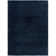 Solid Color Machine Woven Polypropylene Area Rug in Navy