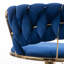 Ensemble de 2 tabourets de bar, avec repose-pieds chromé et base pivotante à hauteur réglable en velours + tabouret de bar simple Golden Leg-1150438494