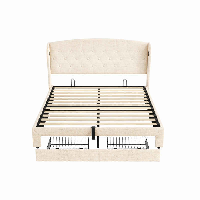 Upholstered Ottoman Bed