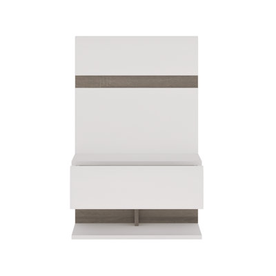 Lancaster 50cm W Manufactured Wood Bedside Table