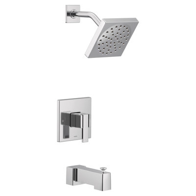 Ensemble de garniture de baignoire et de douche à 90 poignées à 1 poignée à 90 degrés M-CORE 3-Series, valve requise
