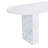 Modern Farmhouse Oval Dining Table For 6, Marble Top Kitchen Table With Wood Strip Base, Waterproof Scratch Resistant Surface, White Marble Finish-Only Table-698943300