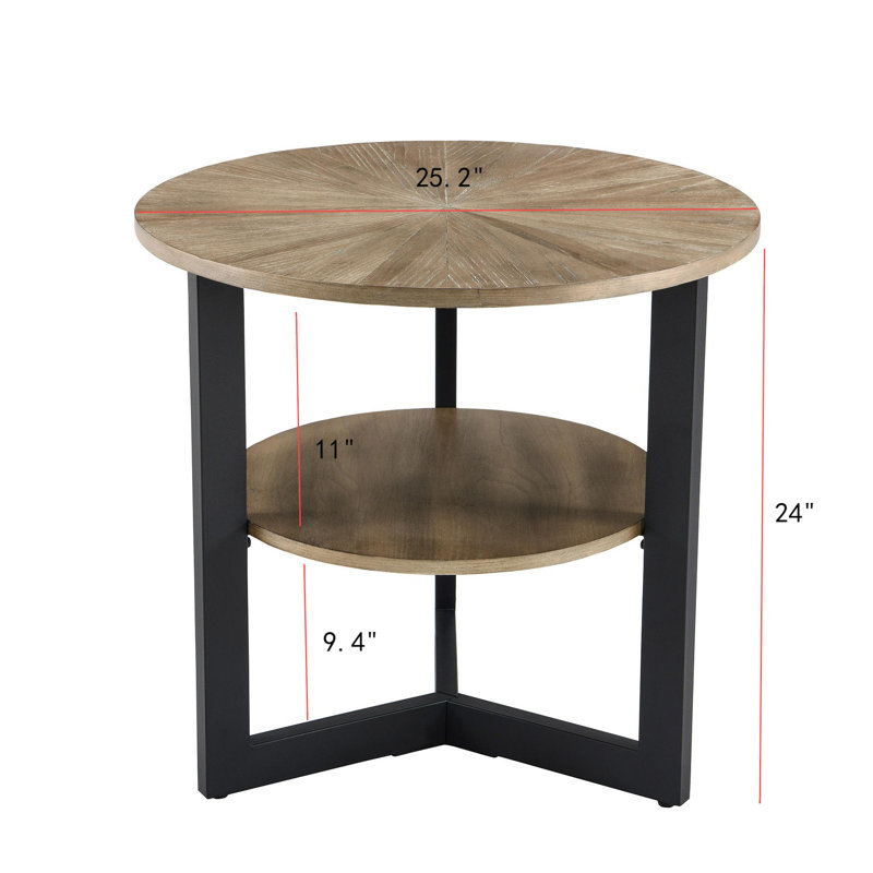 17 Stories 25'' End Tables With Storage